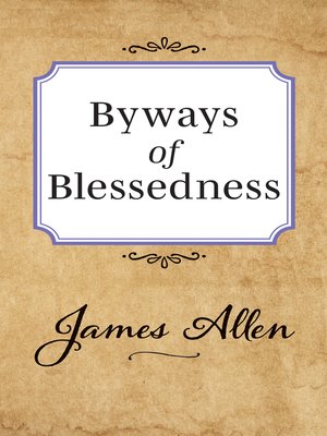 cover image of Byways of Blessedness